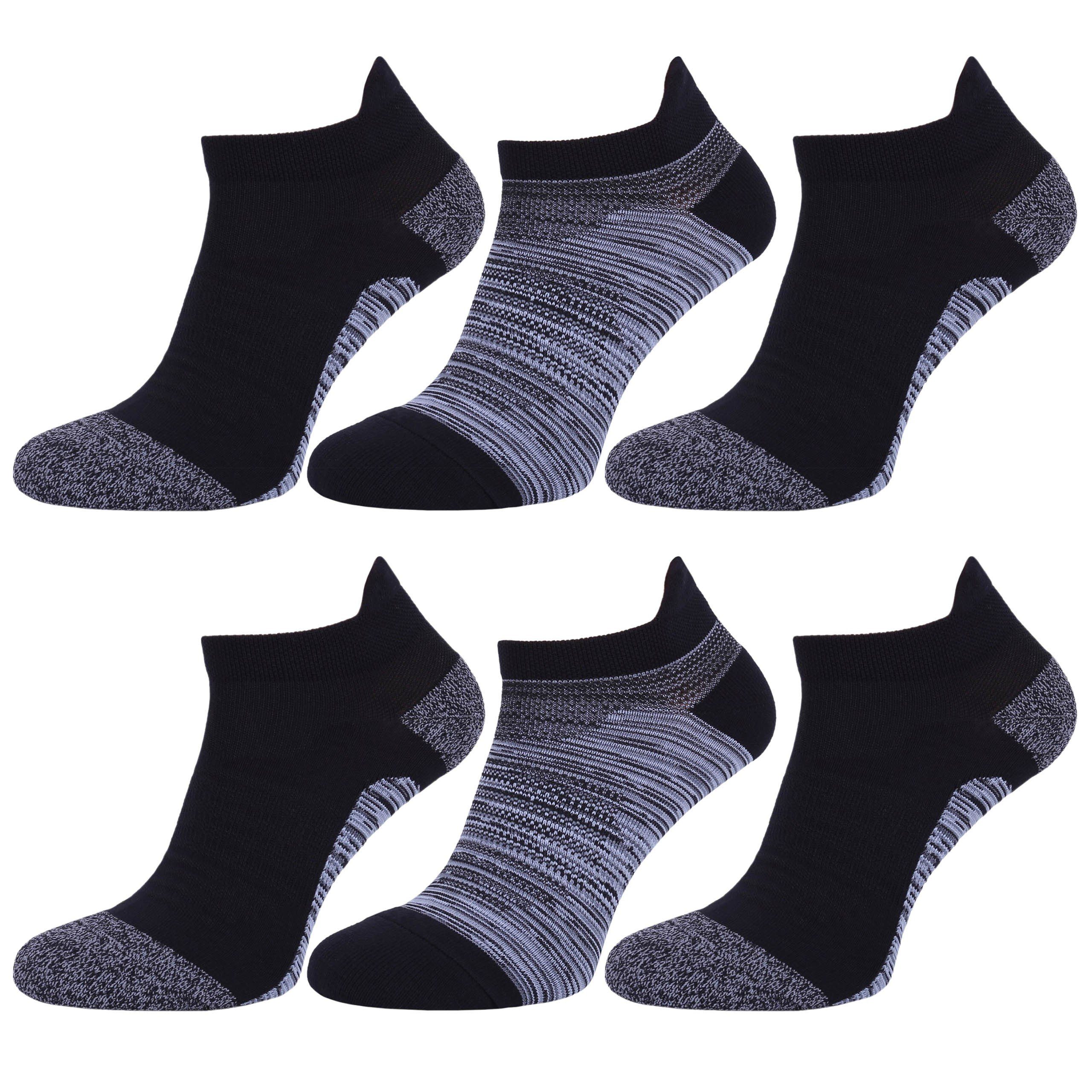 Sarcia.eu Füßlinge Herrensocken-Set, schwarz-graue Herrenfüßlinge 6 günstig online kaufen