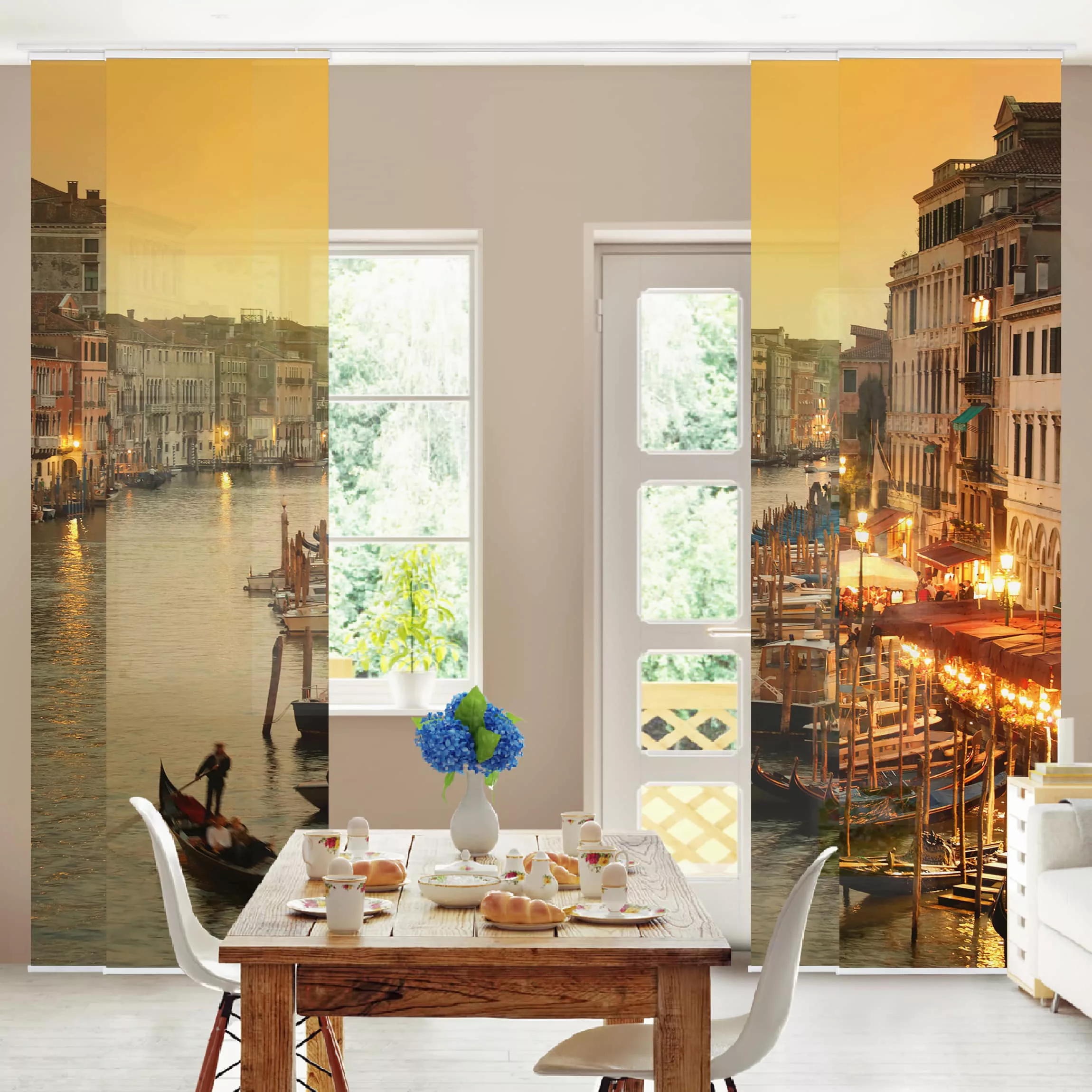 Schiebegardinen Set Architektur & Skyline Großer Kanal von Venedig günstig online kaufen