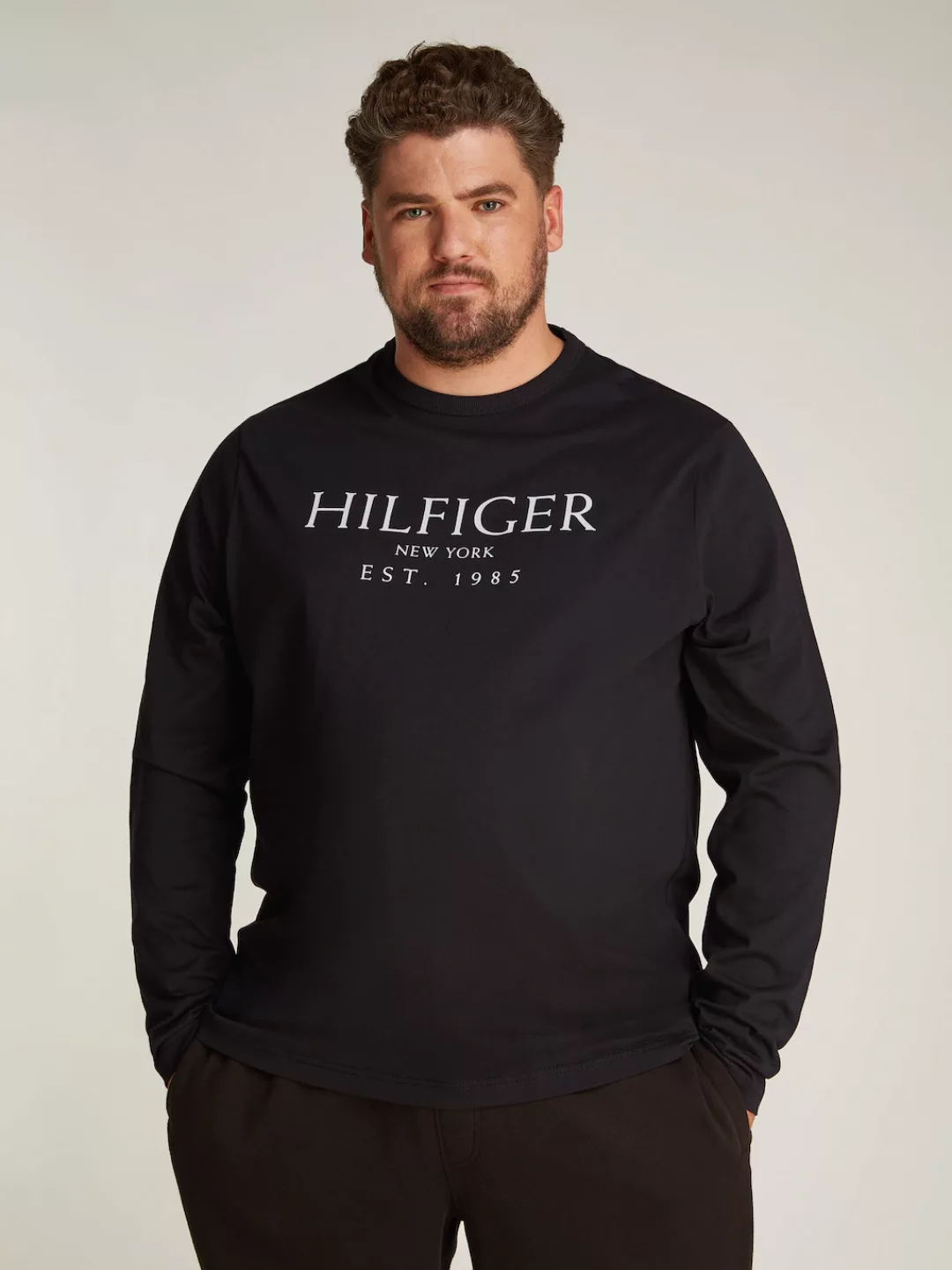 Tommy Hilfiger Big & Tall Longsleeve "BT-BIG HILFIGER LS TEE-B", mit großem günstig online kaufen