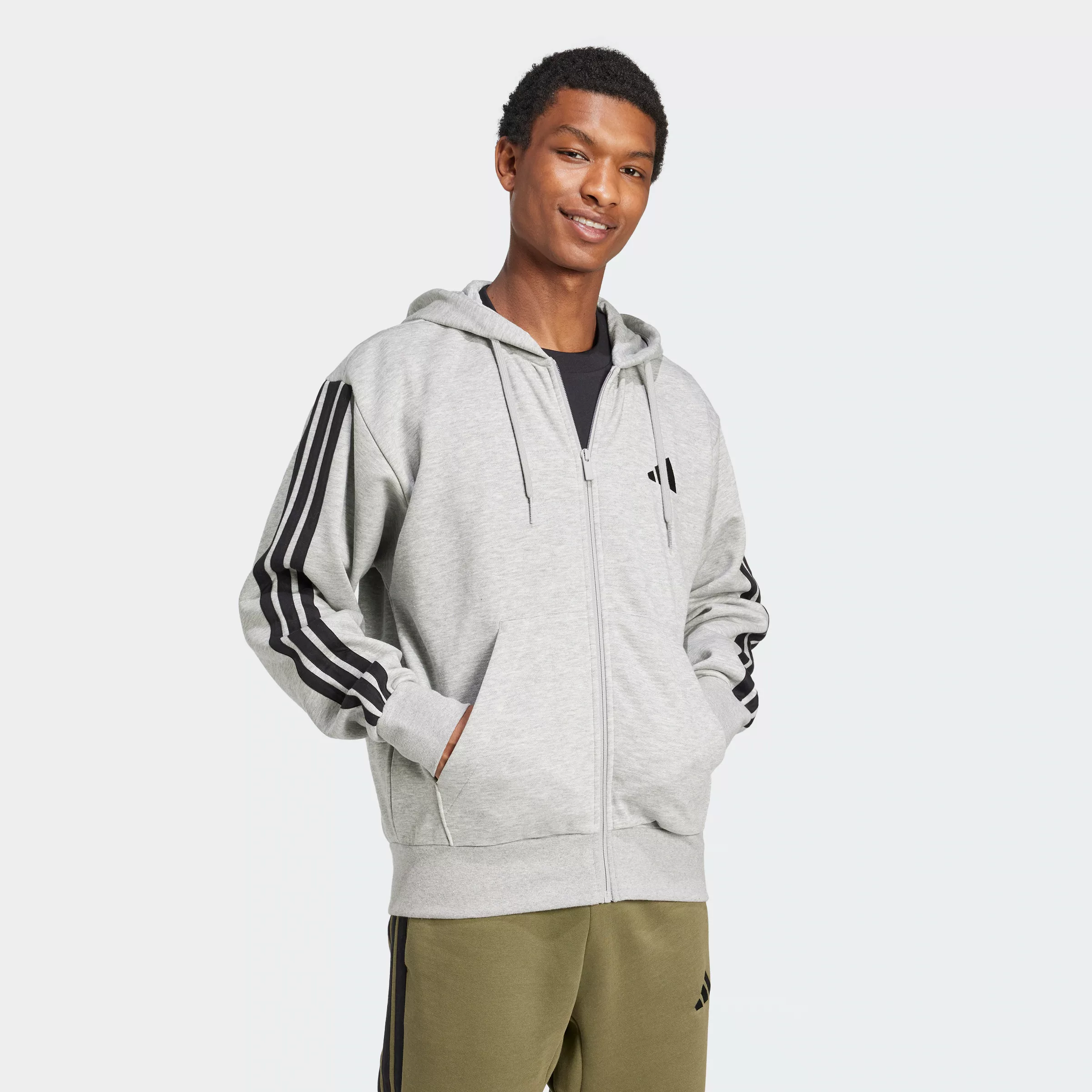 adidas Sportswear Sweatshirt "M 3S FL FZ HD" günstig online kaufen