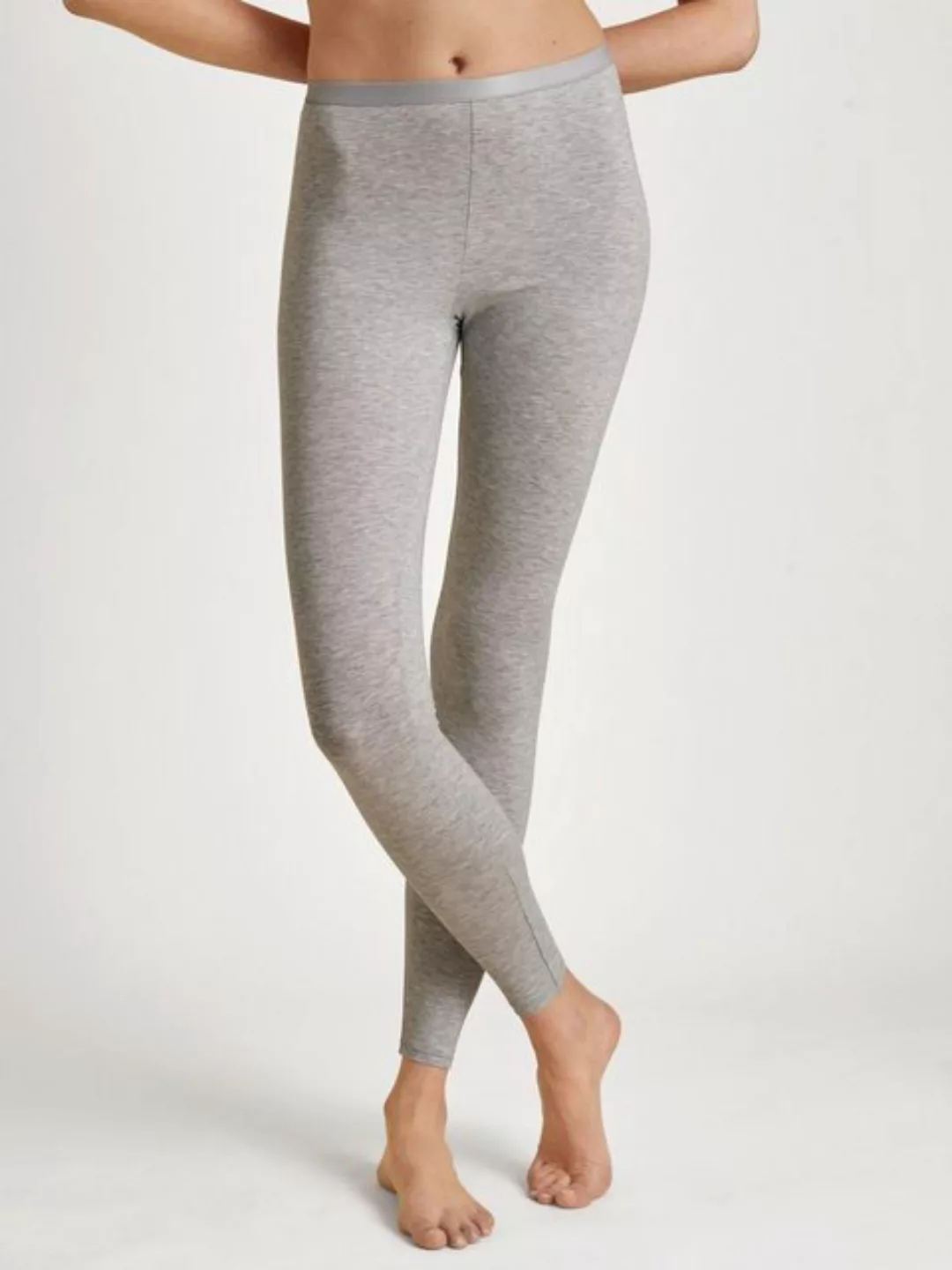 CALIDA Stoffhose DAMEN Leggings, grey melange günstig online kaufen