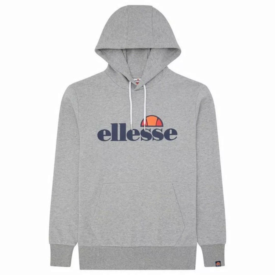 ellesse – Gottero – Grauer Kapuzenpulllover mit klassischem Logo günstig online kaufen