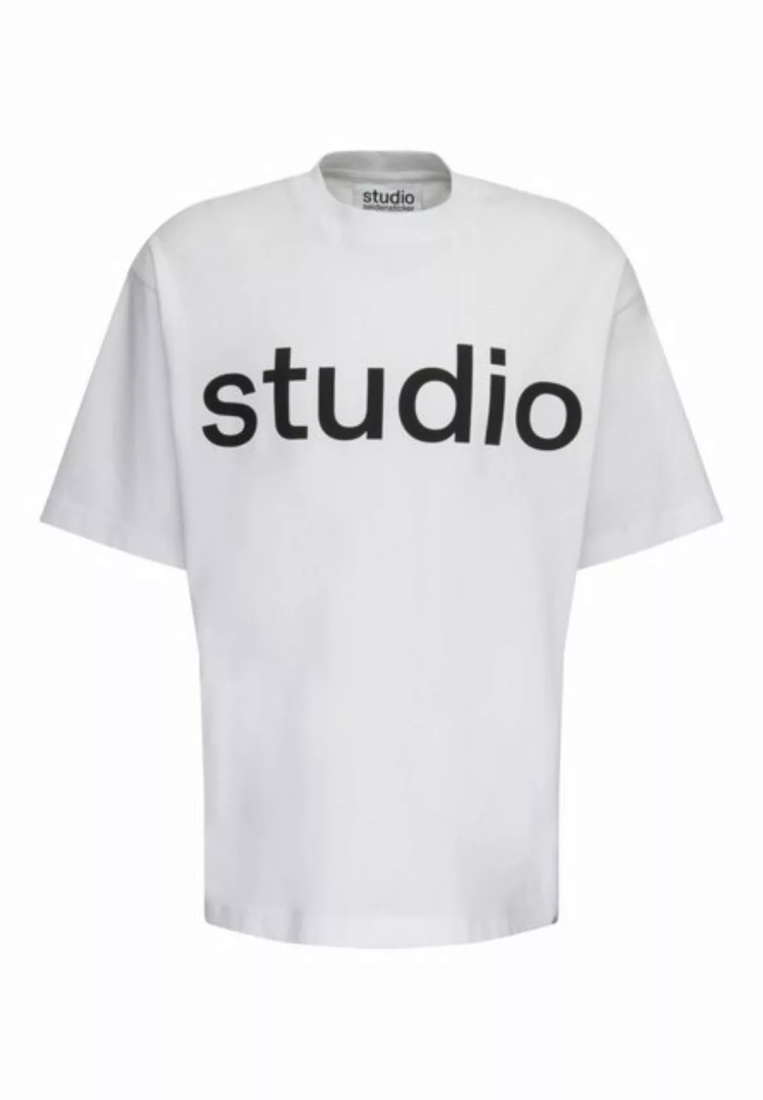 studio seidensticker T-Shirt "Studio", Kurzarm Rundhals Uni günstig online kaufen