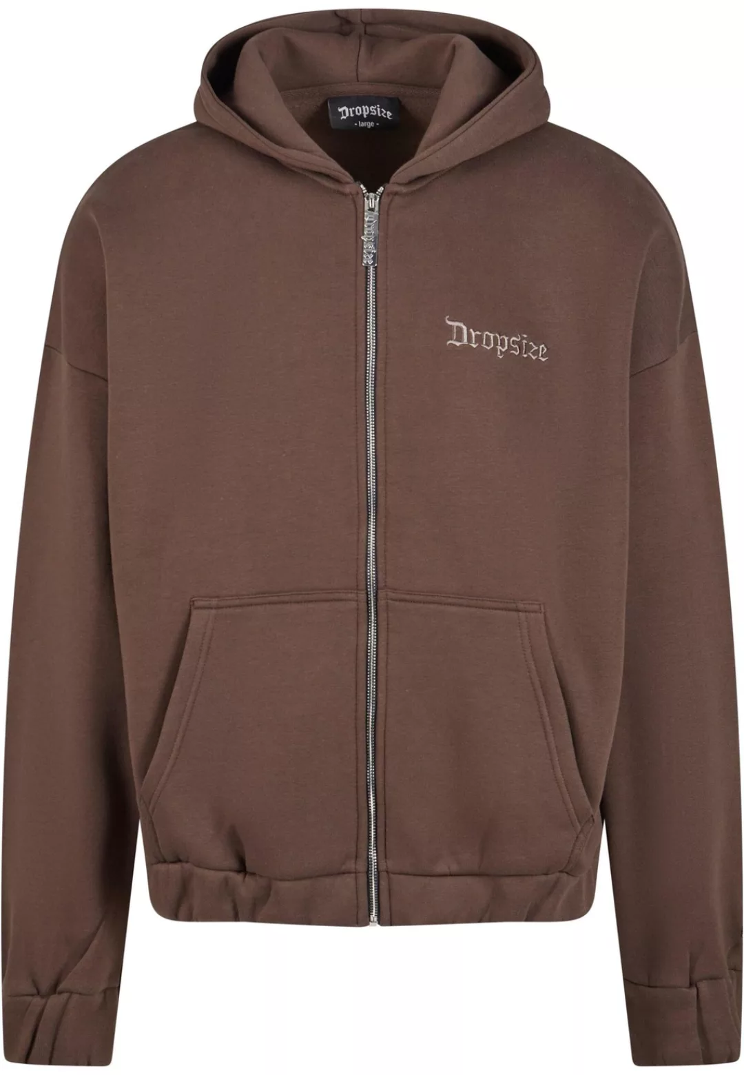 Dropsize Sweatjacke "Dropsize Herren Super Heavy Oversized Zip-Hoodie" günstig online kaufen