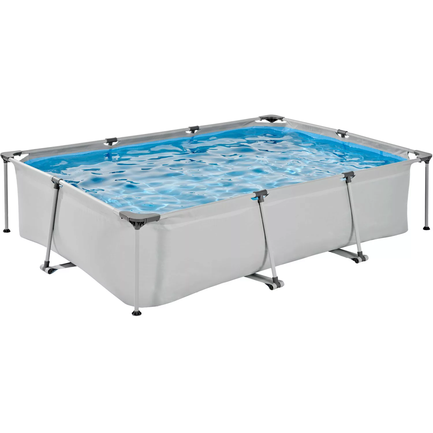EXIT Soft Grey Pool Grau 300 x 200 x 65 cm m. Filterpumpe günstig online kaufen