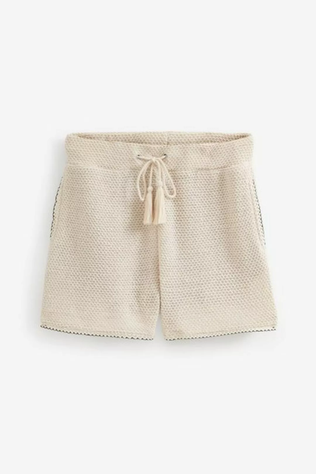 Next Shorts Shorts mit Häkeldetail und Bindegürtel (1-tlg) günstig online kaufen