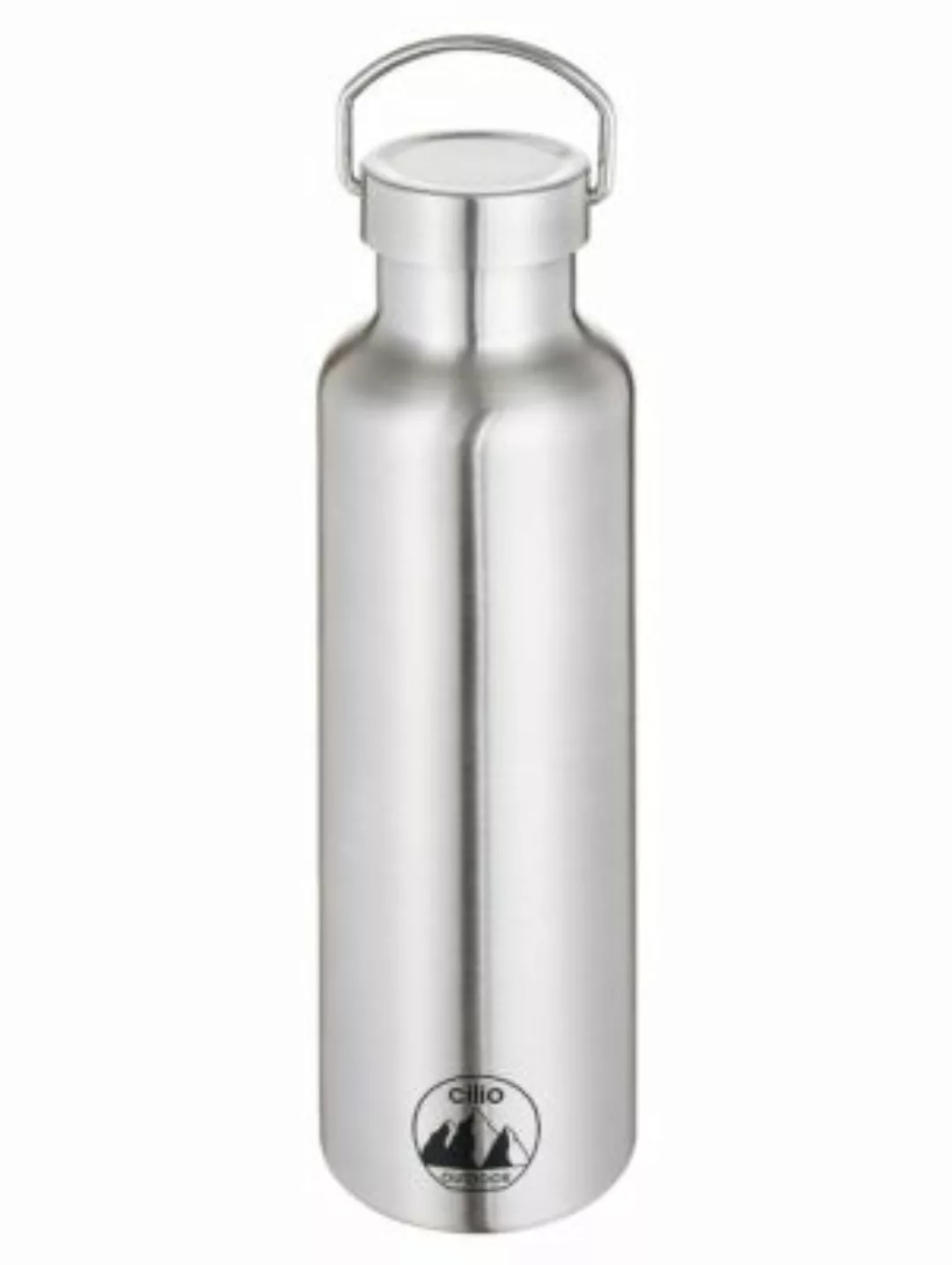 Cilio Isoliertrinkflasche 'GRIGIO', 500 ml Edelstahl lackiert silber günstig online kaufen