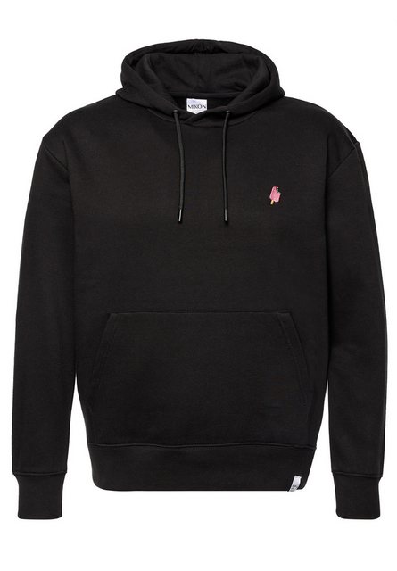 MIKON Hoodie Eis GOTS zertifizierte Bio-Baumwolle günstig online kaufen