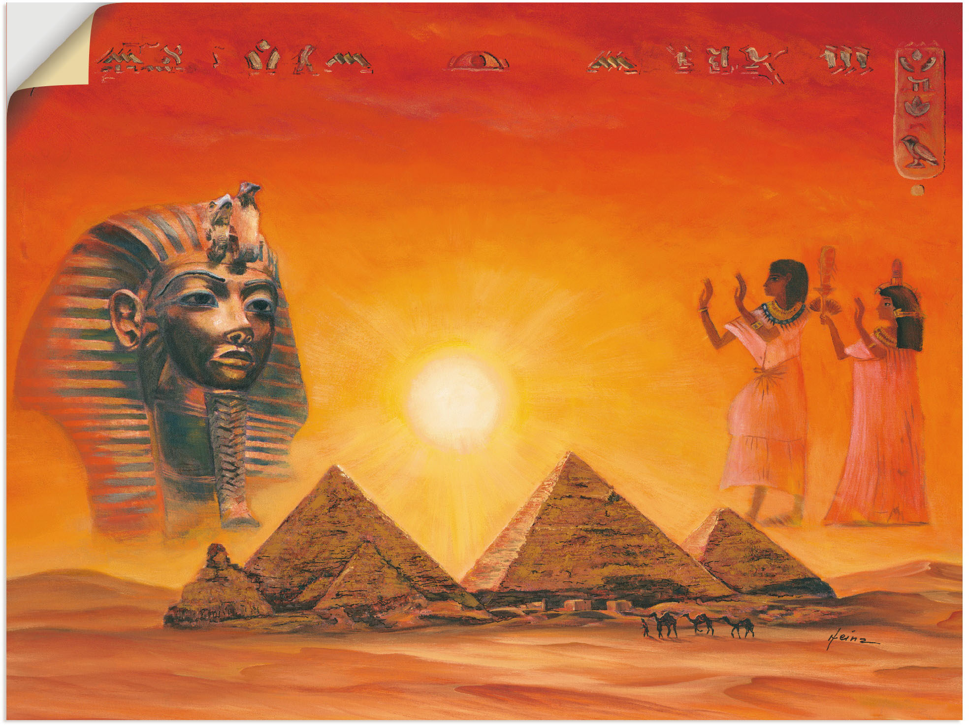 Artland Wandbild "Ägyptische Impressionen", Afrika, (1 St.), als Alubild, O günstig online kaufen