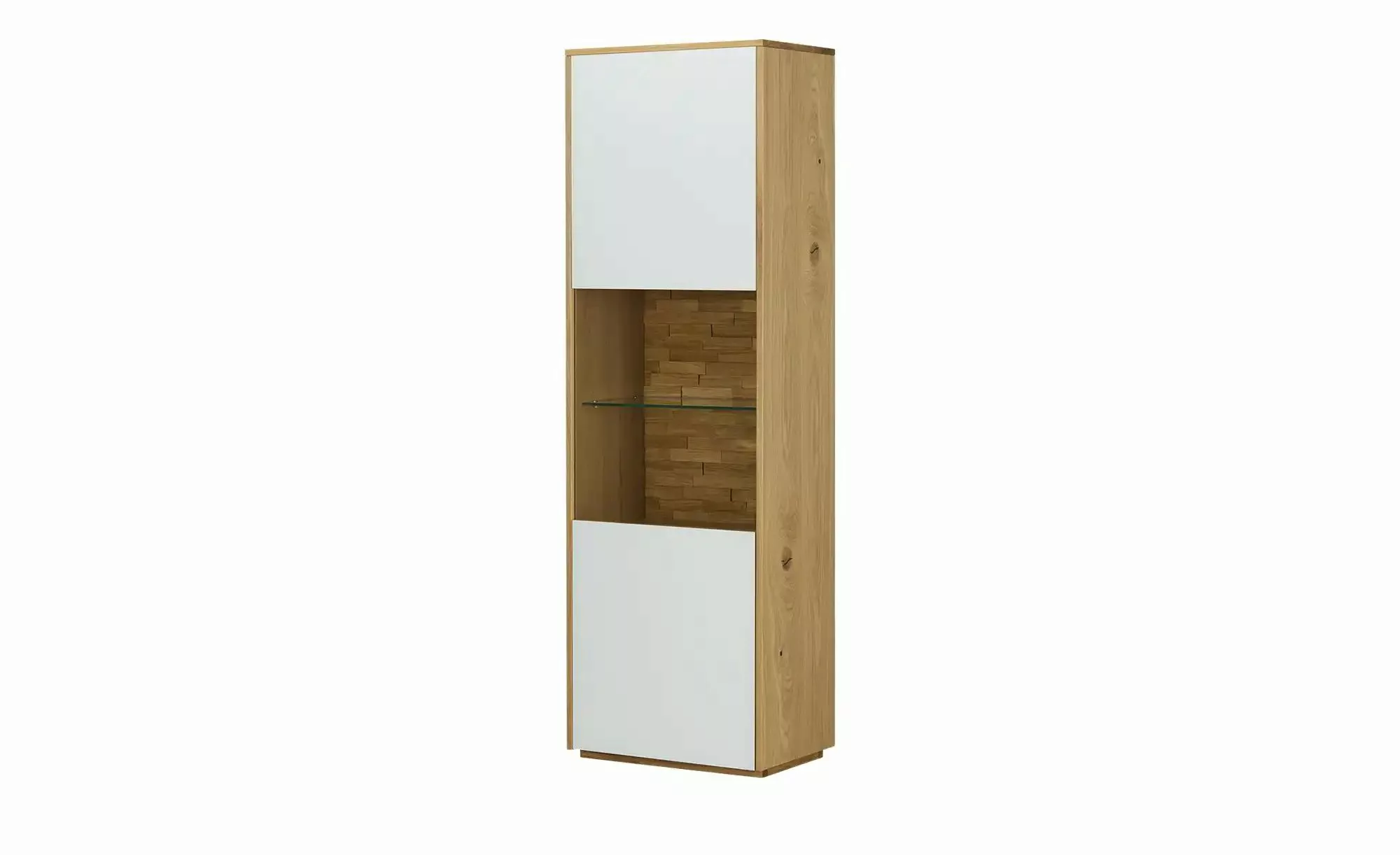 Wohnwert Vitrine  Kreta ¦ holzfarben ¦ Maße (cm): B: 65 H: 205 T: 43 Schrän günstig online kaufen