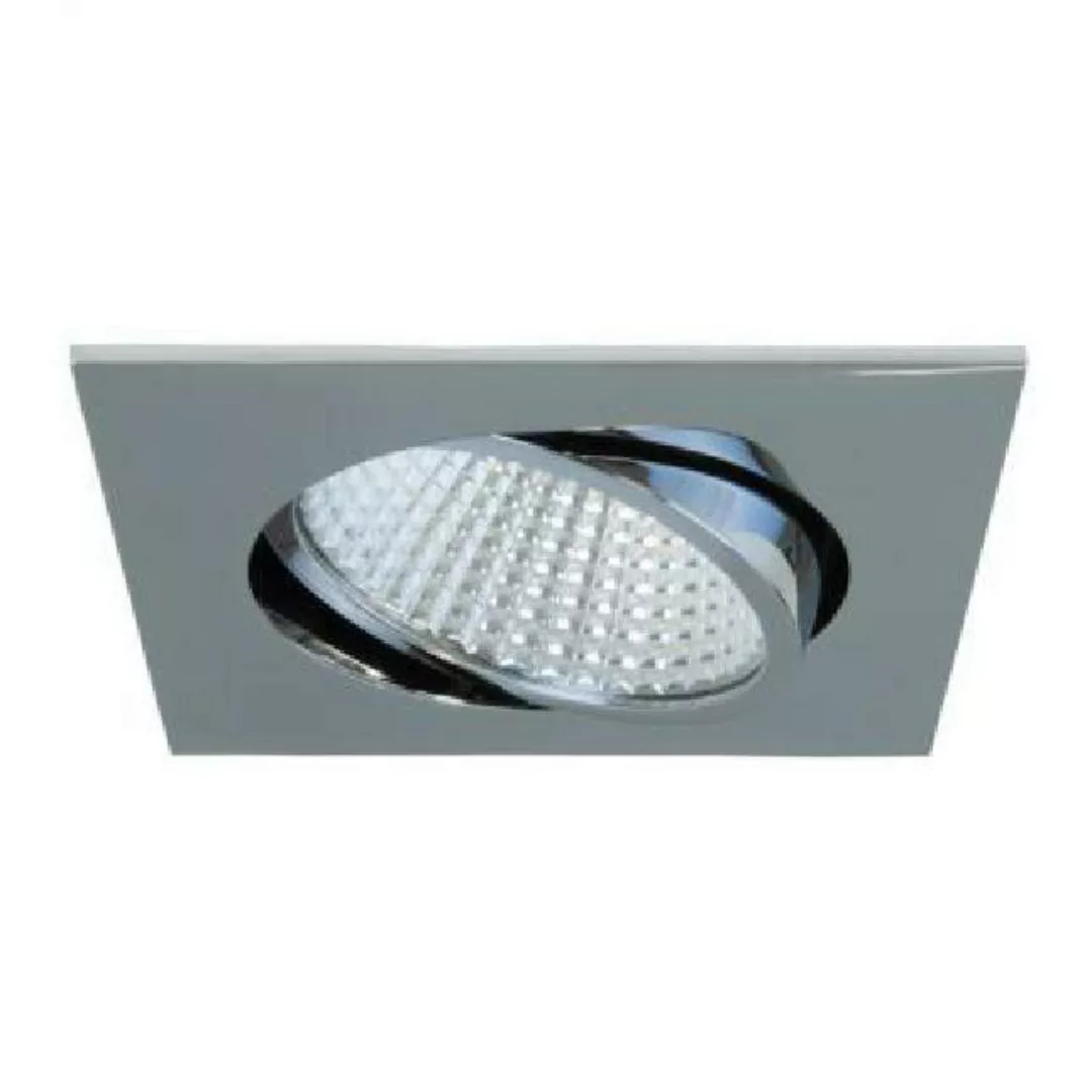 Brumberg LED-Einbaustrahler 12W 230V quadratisch chrom - 39292023 günstig online kaufen