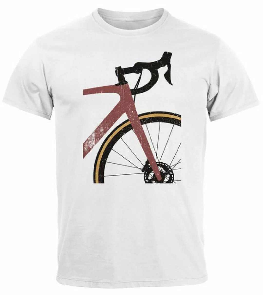 Neverless Print-Shirt Herren T-Shirt Fahrrad Bike Radfahrer Sommer Outdoor günstig online kaufen