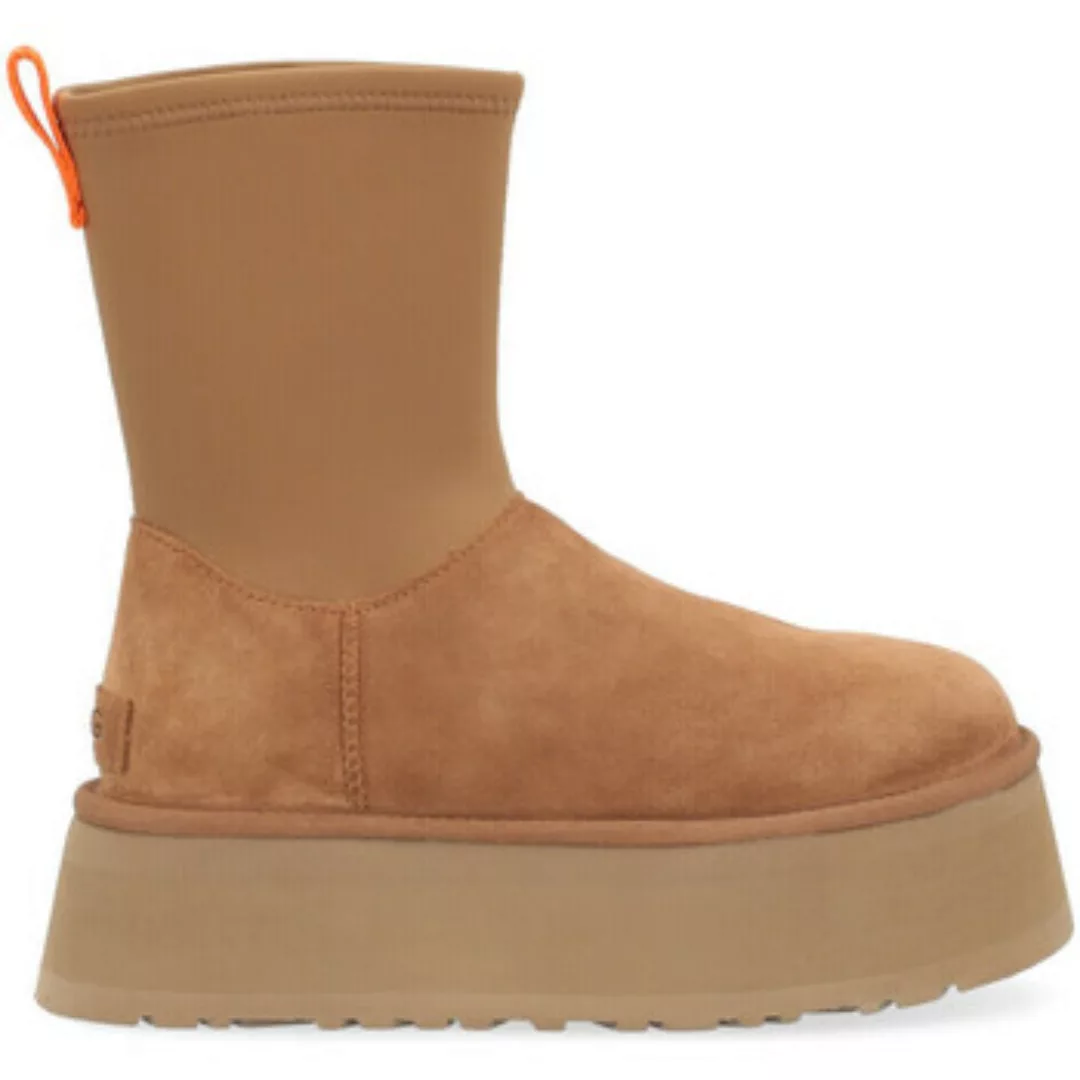 UGG  Ankle Boots Classic Dipper Stiefel aus kastanienfarbenem Wildleder günstig online kaufen