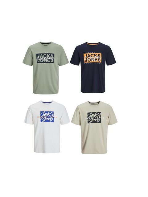 Jack & Jones T-Shirt Jack & Jones Herren T-Shirt JjColton Regular-Fit Basic günstig online kaufen