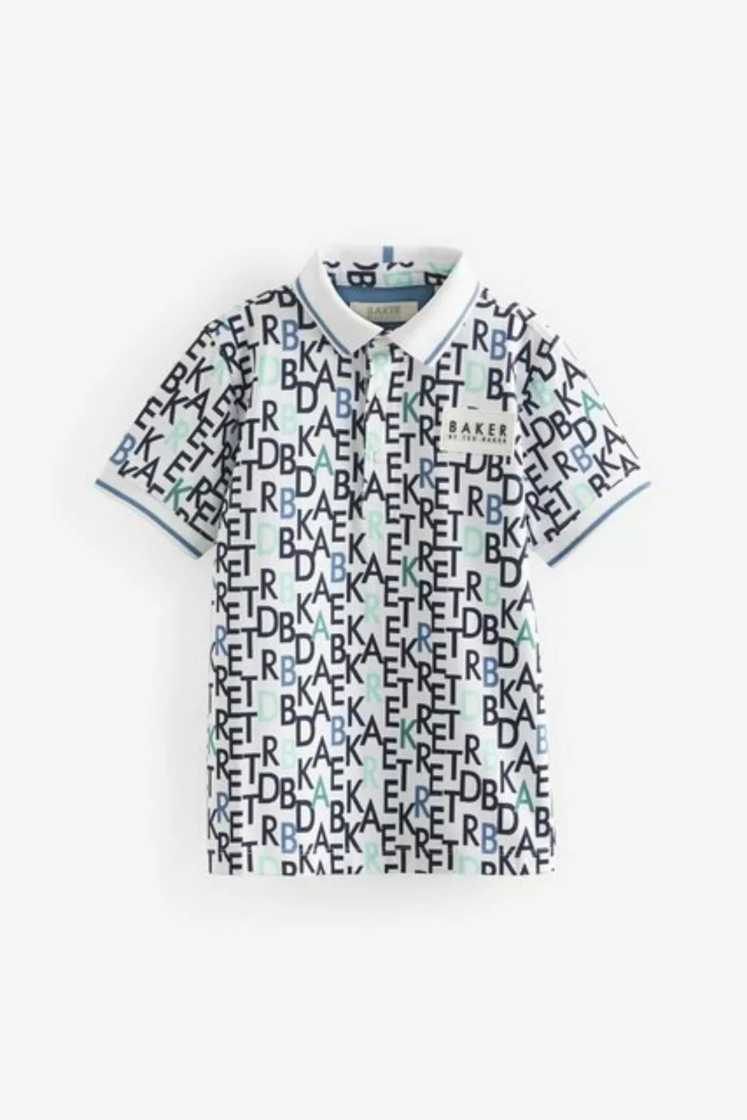 Baker by Ted Baker Poloshirt Baker by Ted Baker Poloshirt mit Geomuster (1- günstig online kaufen