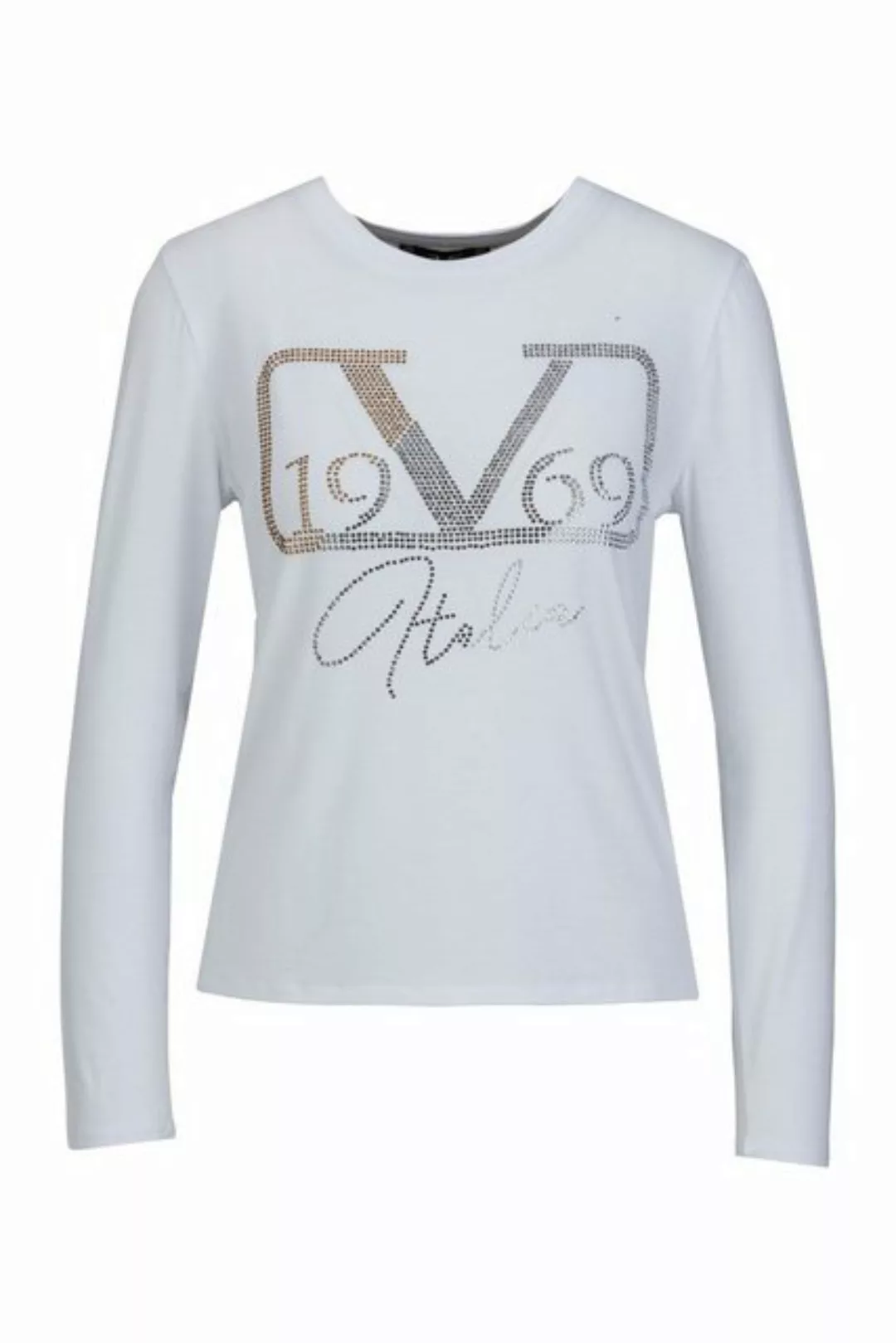 19V69 ITALIA Langarmshirt VALERIA Stylishes Damen Shirt mit funkelndem 19V6 günstig online kaufen