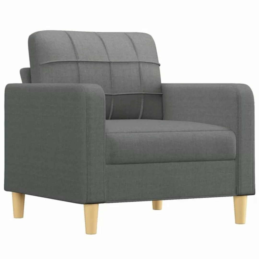 vidaXL Sofa Sofasessel Couch Dunkelgrau 60 cm Stoff günstig online kaufen