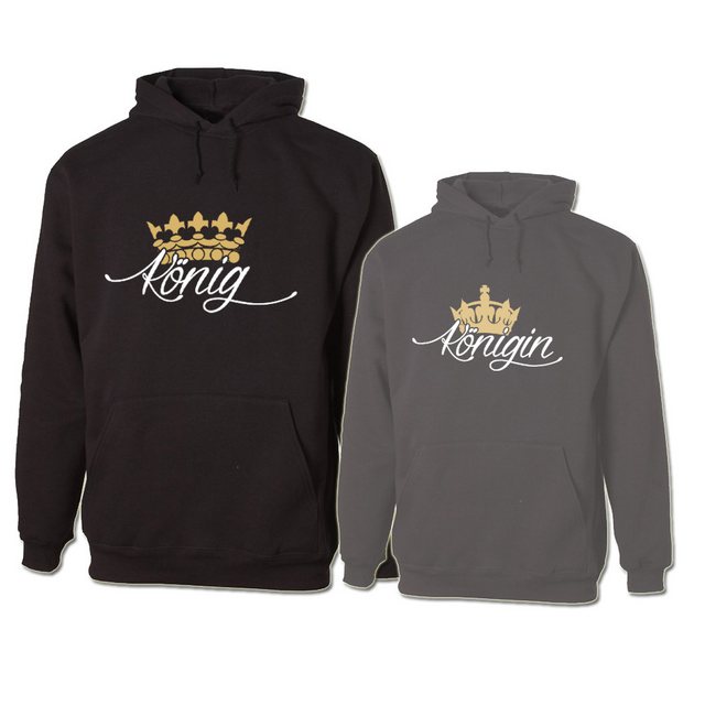 G-graphics Hoodie König & Königin (Partner- / Paar-Set, Einzelteile zum sel günstig online kaufen