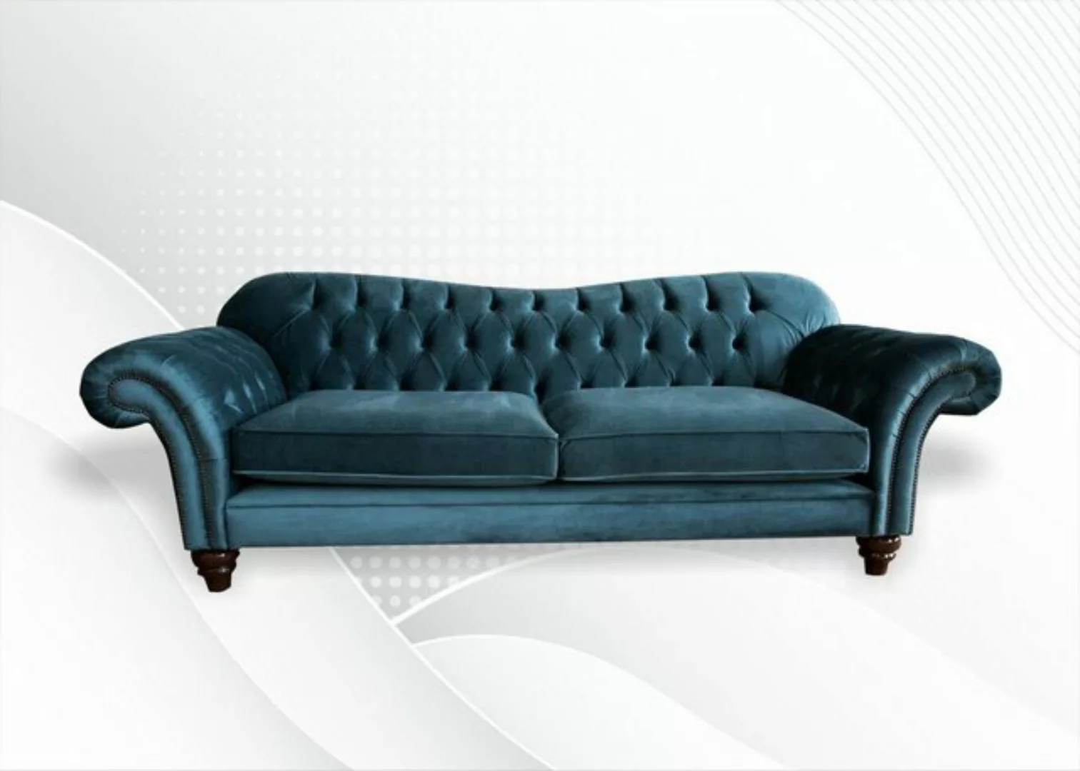 Xlmoebel Sofa Hochwertiges Stoffsofa Chesterfield Couch Luxus Polstersofa 3 günstig online kaufen