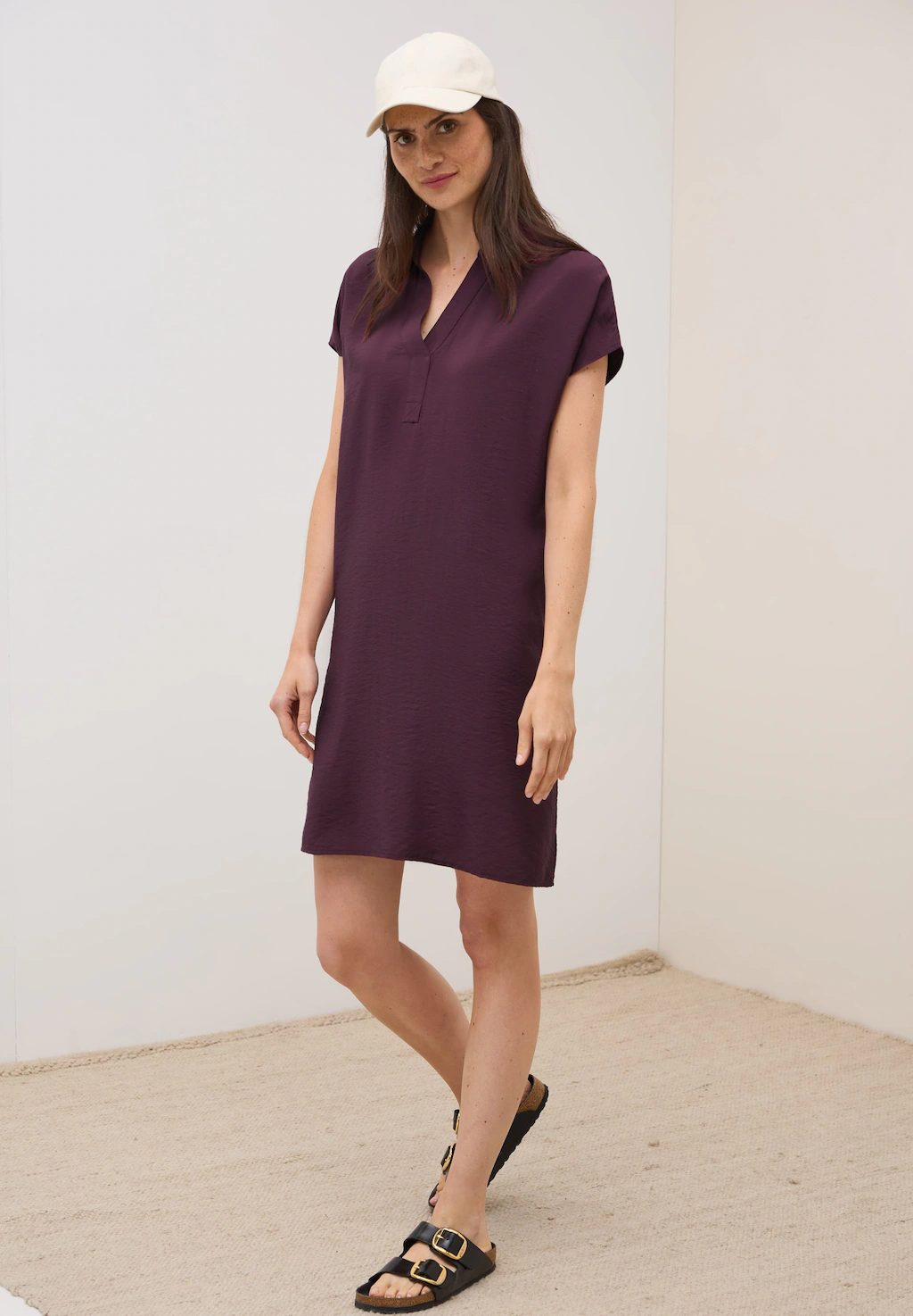 Cecil Hemdblusenkleid, Sommerkleid in feiner Struktur-Qualität günstig online kaufen