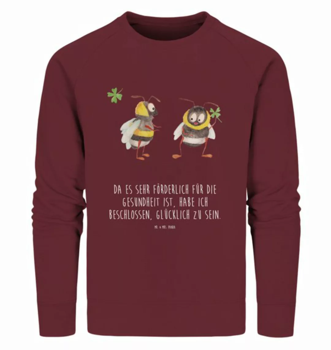 Mr. & Mrs. Panda Longpullover Größe XL Hummeln Kleeblatt - Burgundy - Gesch günstig online kaufen