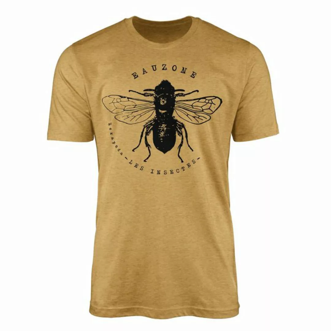 Sinus Art T-Shirt Hexapoda Herren T-Shirt Mining Bee günstig online kaufen