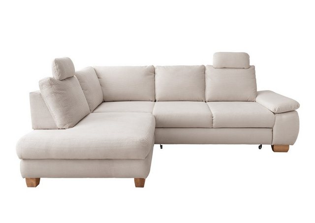 Myhomelando Ecksofa Laminano, mit Schlaffunktion & Bettkasten und Sitztiefe günstig online kaufen