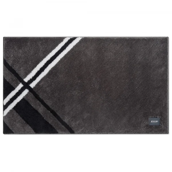 JOOP Badteppich Checks 288 - Farbe: Anthrazit - 069 - 70x120 cm günstig online kaufen