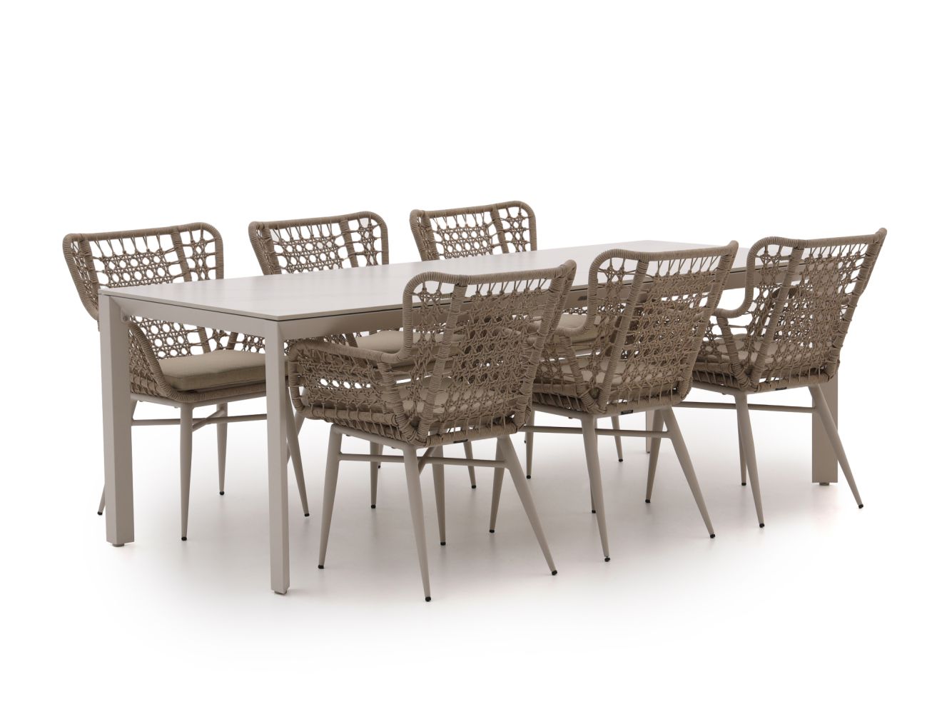 Intenso Busso/Sestino 220 cm Gartenmöbel-Set 7-teilig günstig online kaufen