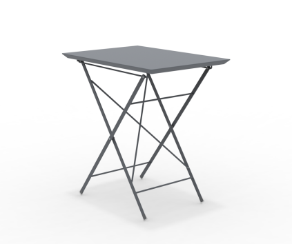 STEP - Faltbarer Gartentisch 70x50 cm dunkelgrau günstig online kaufen
