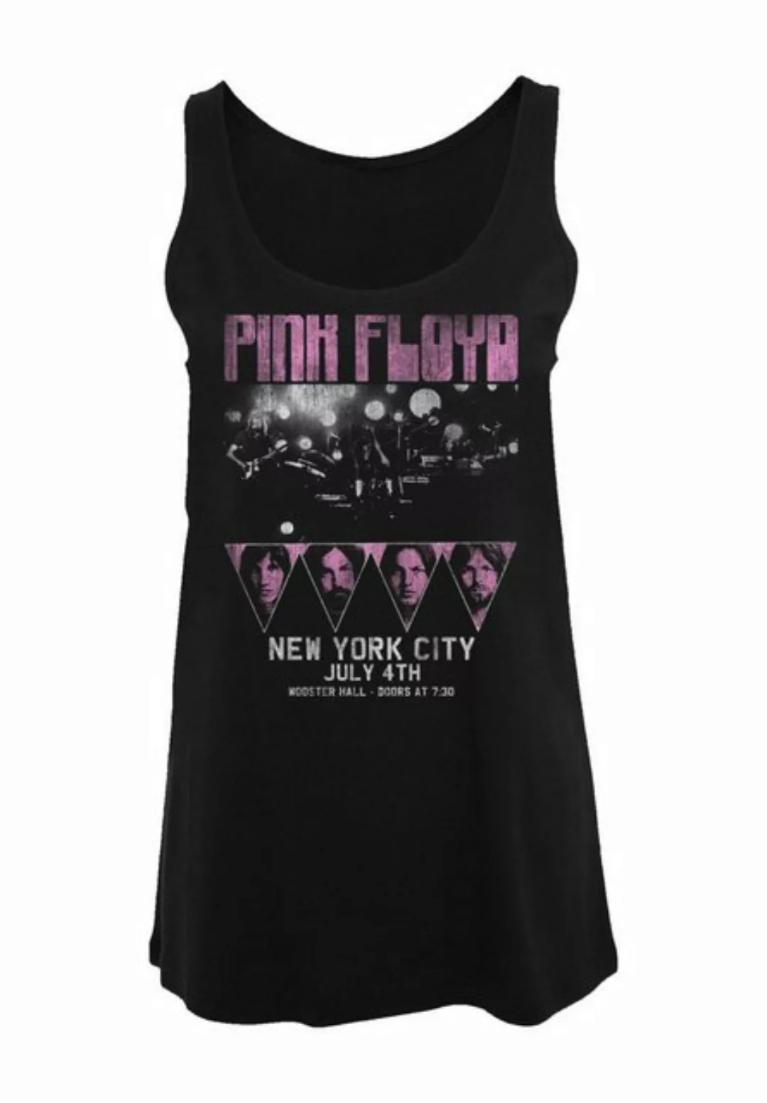 F4NT4STIC T-Shirt Pink Floyd Tour NYC Print günstig online kaufen