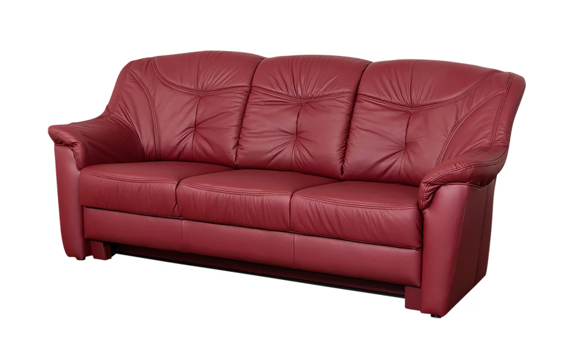 Polstermöbel Oelsa Sofa 3-sitzig  Bremen - rot - 205 cm - 96 cm - 95 cm - S günstig online kaufen