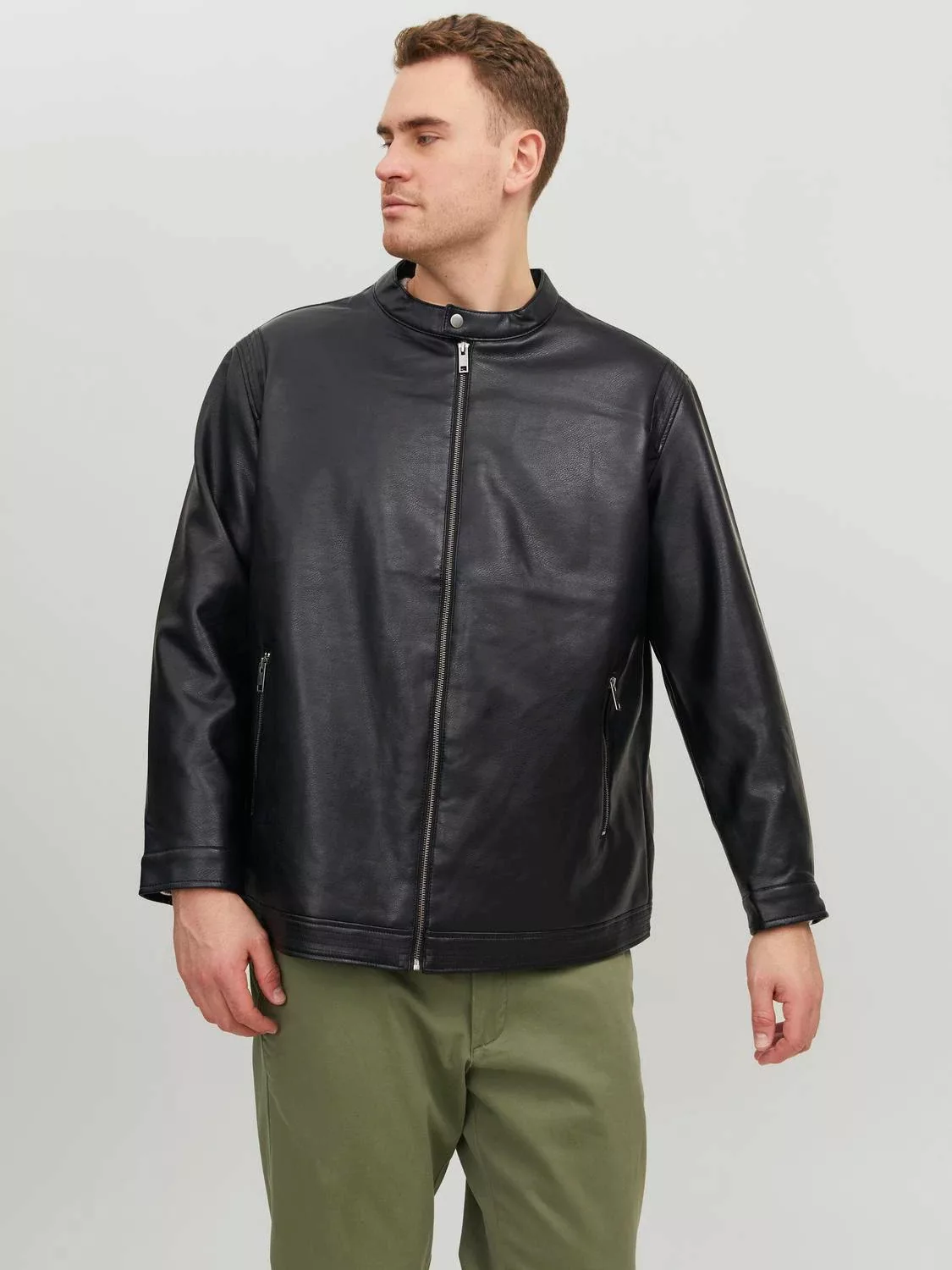 Jack & Jones PlusSize Bikerjacke JJEROCKY CLEAN JACKET NOOS PLS günstig online kaufen