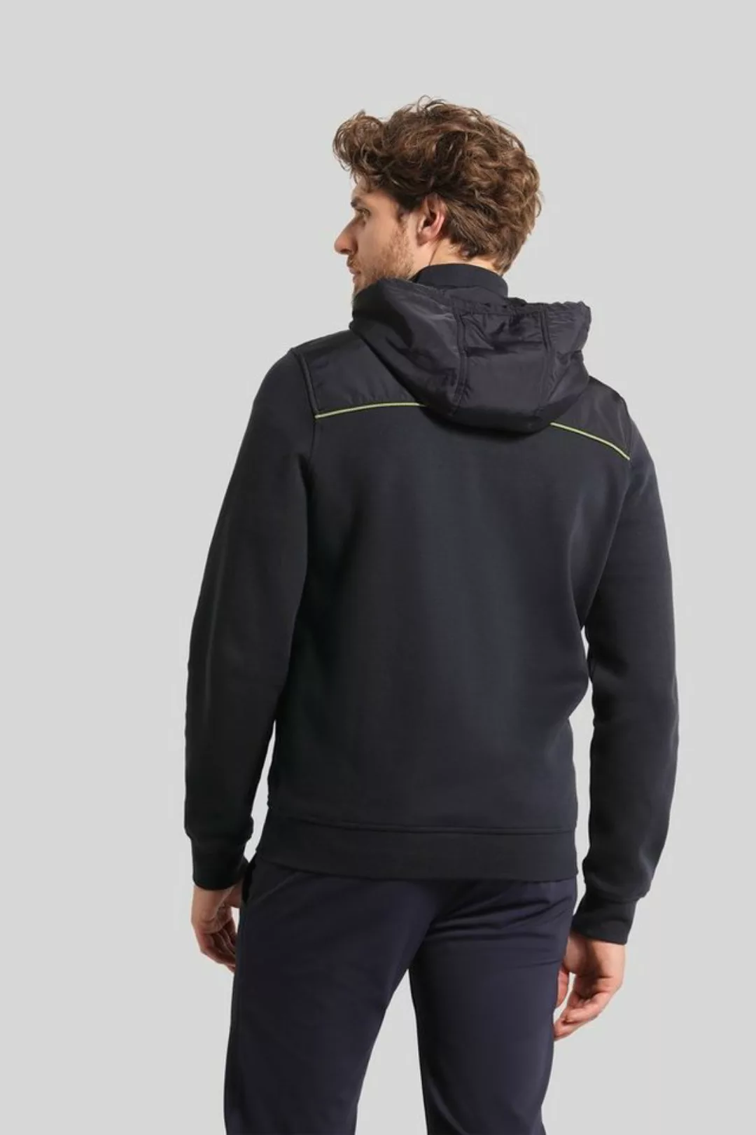 bugatti Sweater mit Nylon- und Meshdetails günstig online kaufen