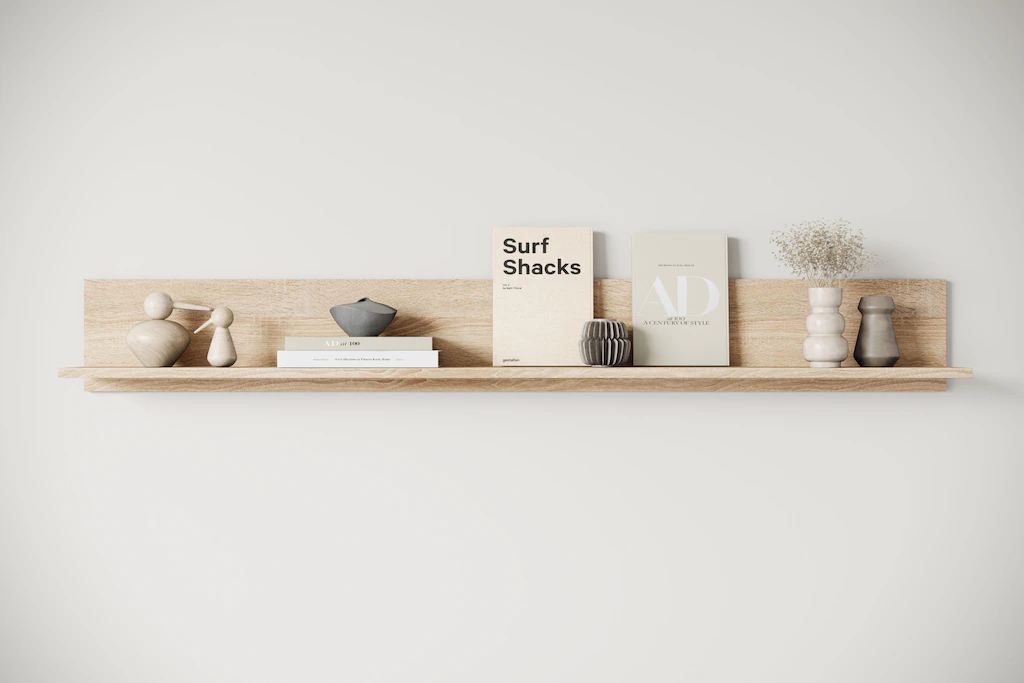 INOSIGN Wandboard "Wandregal Vera", (1 St.), ideal für Deko & Bücher, 138x2 günstig online kaufen