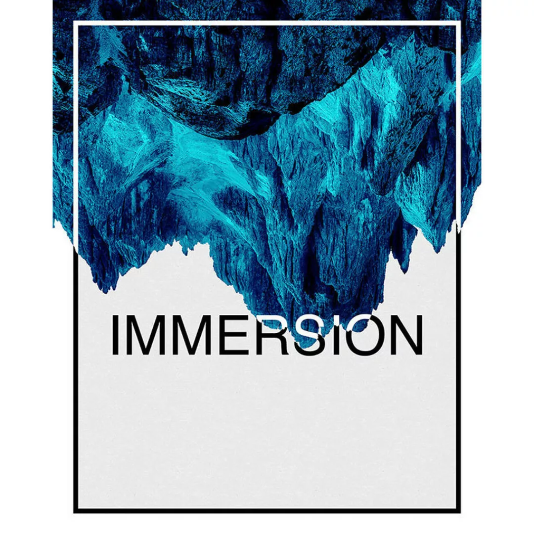 Komar Poster Immersion Blue Landschaft B/L: ca. 40x50 cm günstig online kaufen