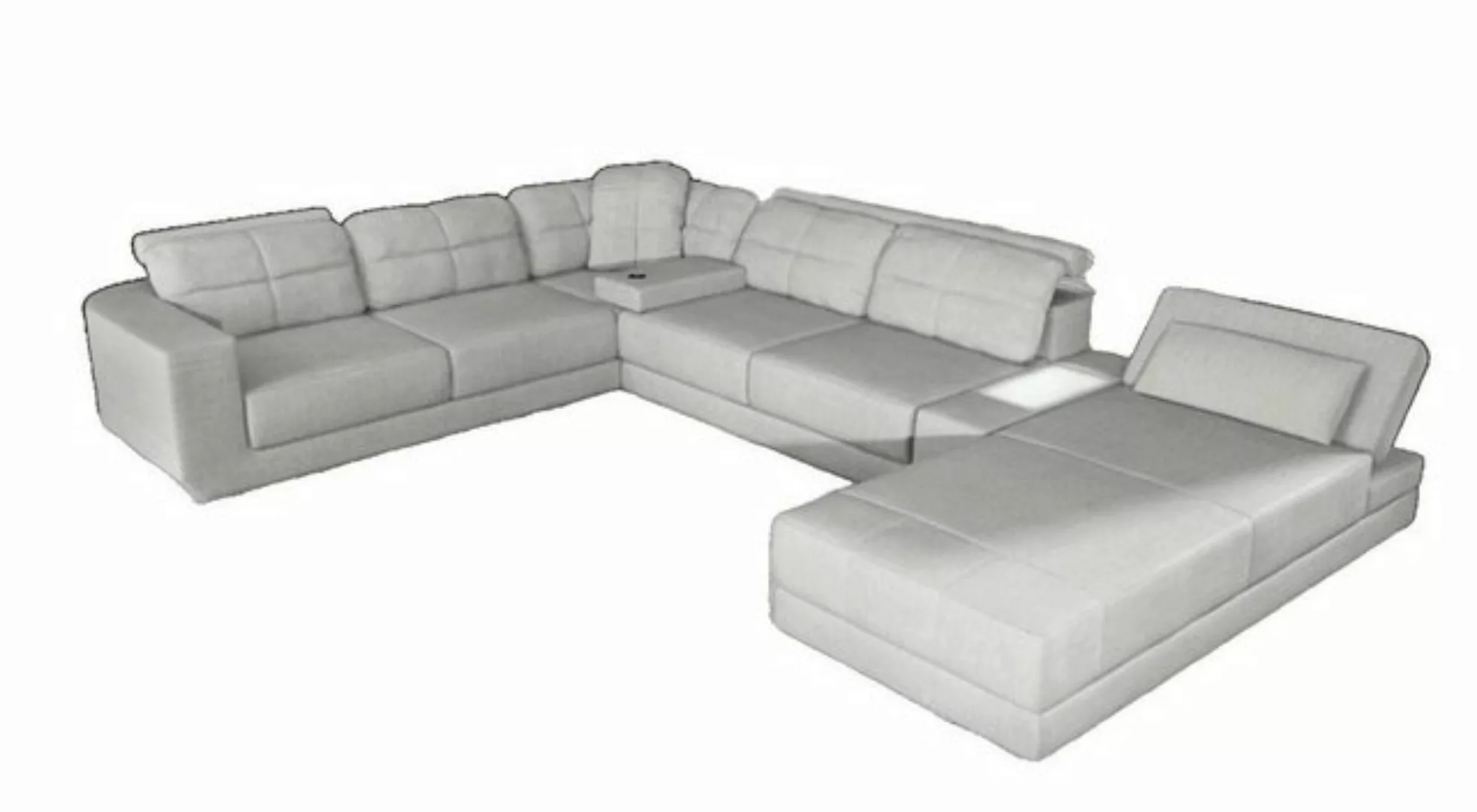 JVmoebel Ecksofa Eck Sofa Couch Polster Ecke Leder Sofa Couch, Made in Euro günstig online kaufen