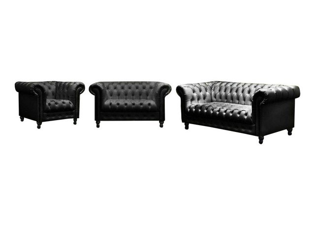 JVmoebel Sofa, Dreisitzer Chesterfield Sofa Couch Polster Luxus Möbel günstig online kaufen