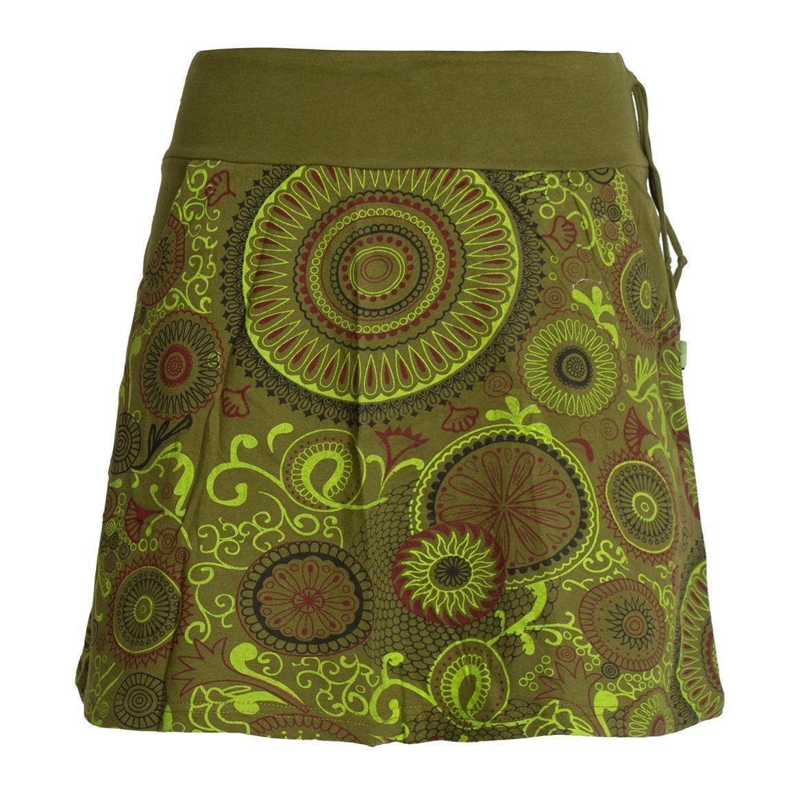 Vishes Minirock Rock bunt mit Mandalas günstig online kaufen