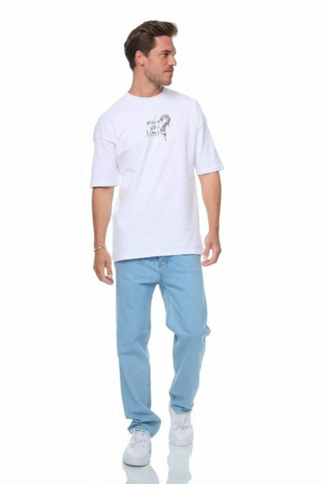 Denim House Loose-fit-Jeans Lässige Basic HIP HOP Jeans im Oversize Style L günstig online kaufen