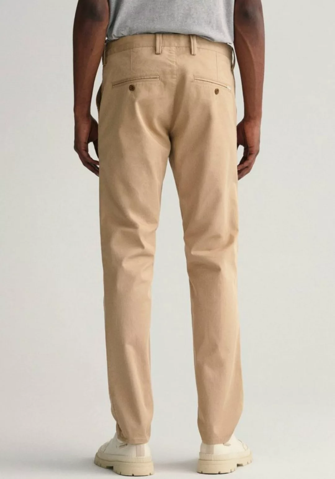 Gant Chinohose SLIM TWILL CHINOS mit gefütterten Seitentaschen günstig online kaufen