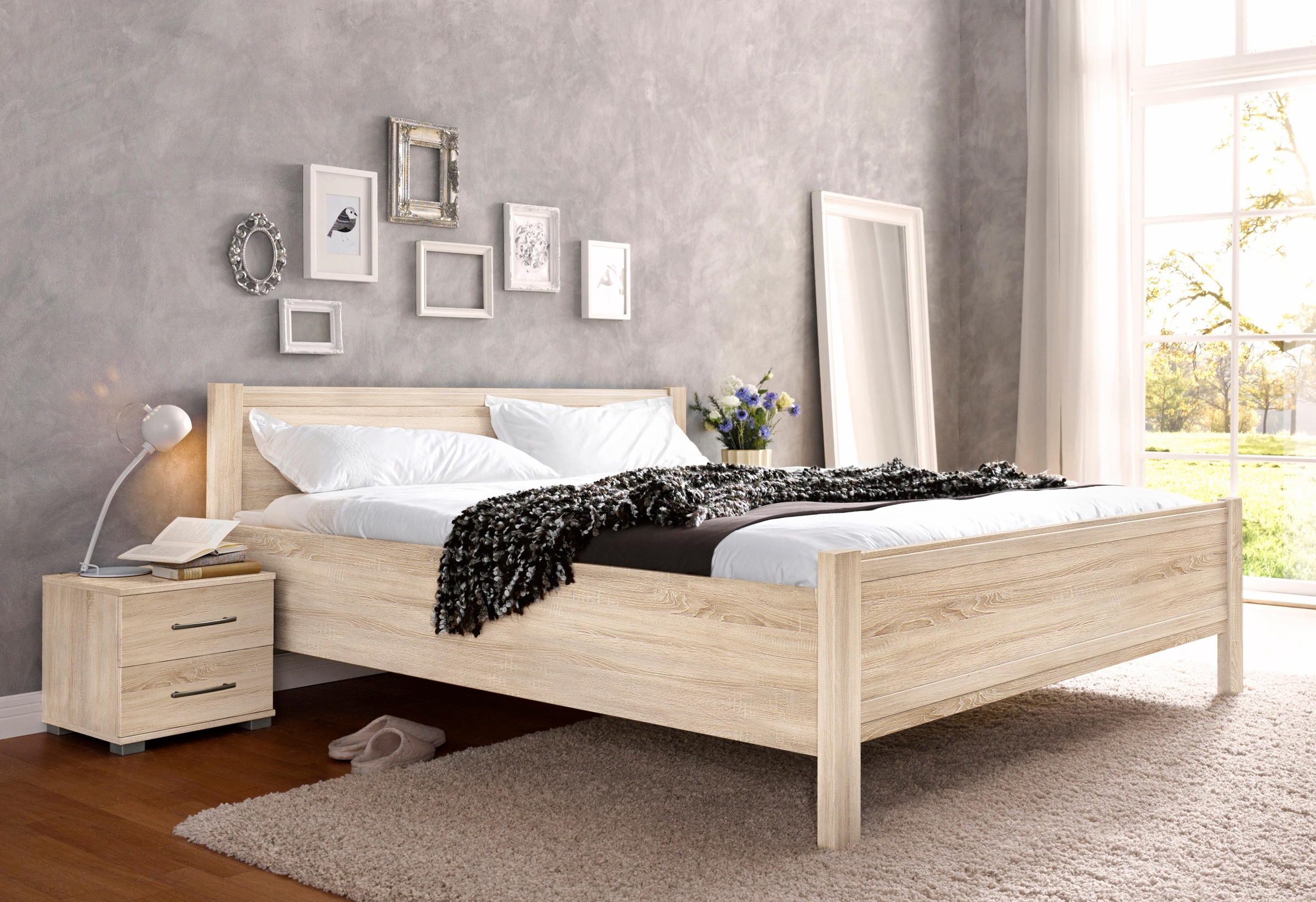 priess Bett "Husum Schlafzimmer Jugendzimmer Rahmenbett", mit Komforthöhe v günstig online kaufen