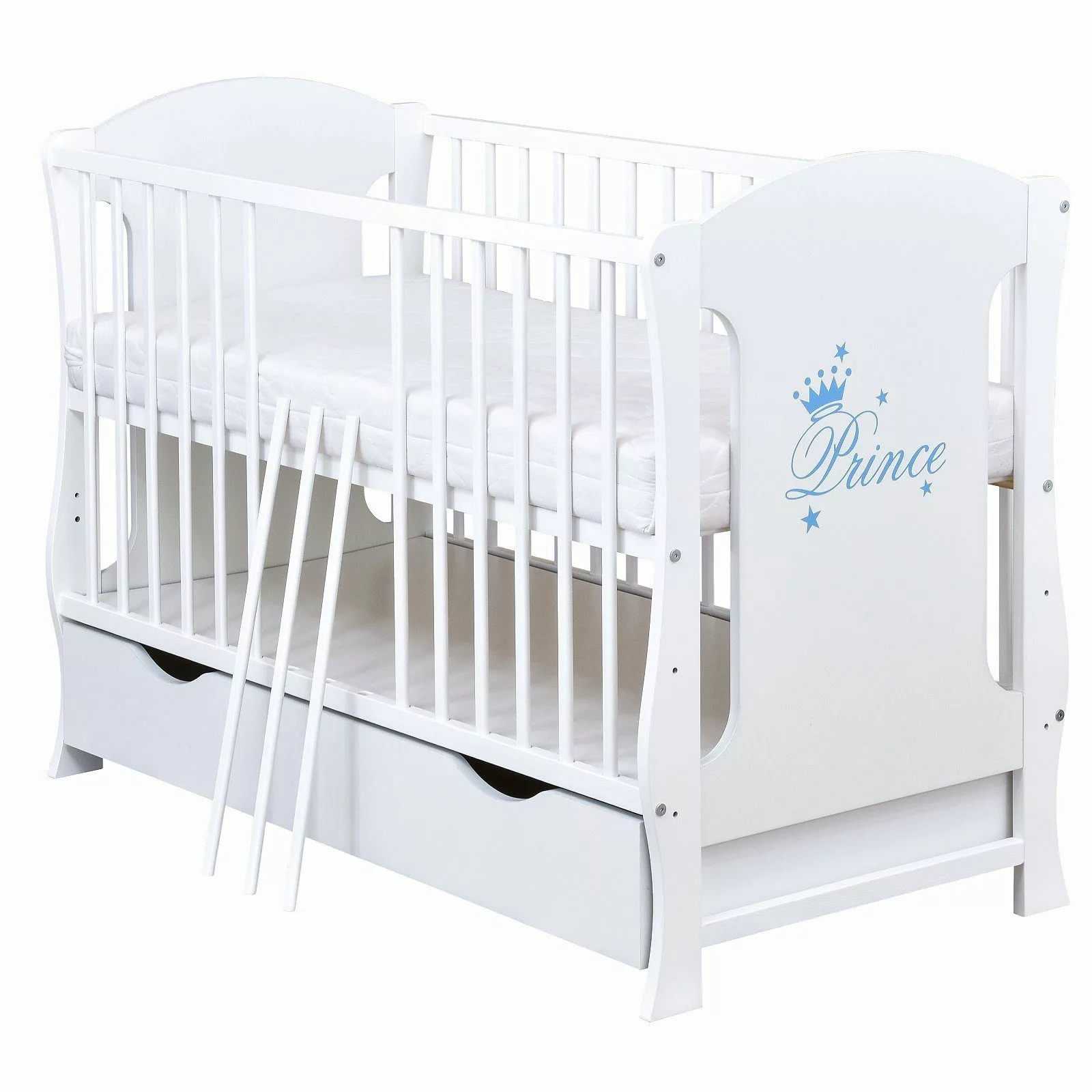 Baby-Delux Babybett Lia Prince, Kinderbett 60x120 günstig online kaufen