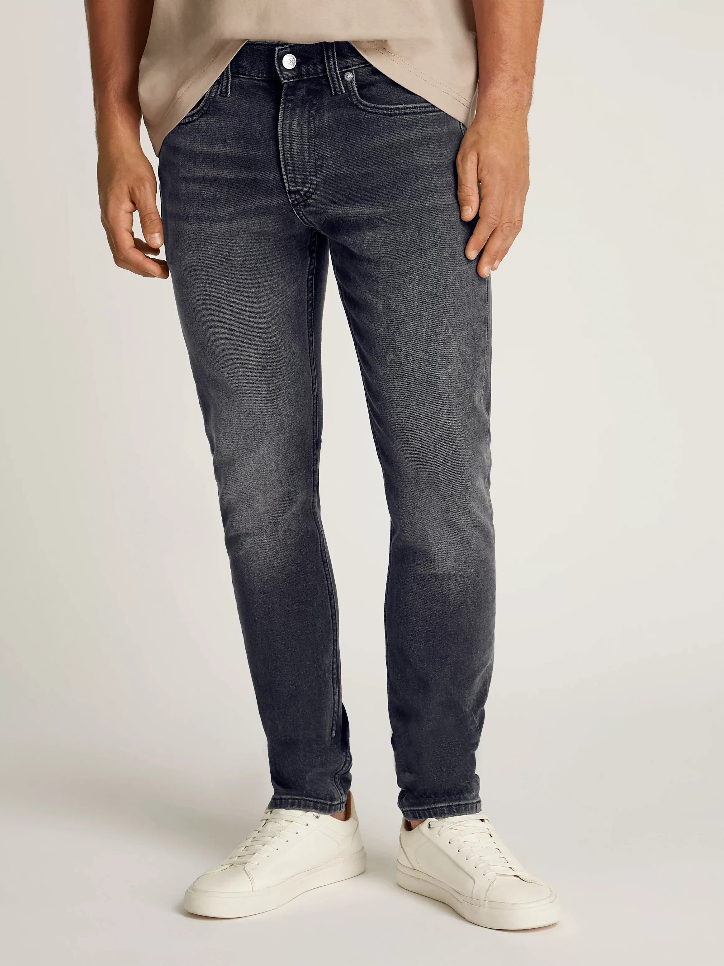 Calvin Klein Jeans Slim-fit-Jeans "SLIM TAPER", Coinpocket, Logostickerei günstig online kaufen