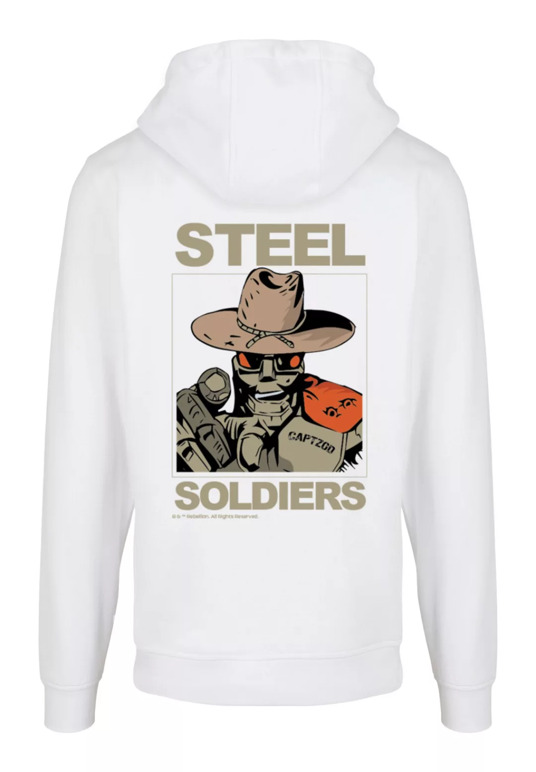 F4NT4STIC Kapuzenpullover "Retro Gaming Steel Soldiers", Print günstig online kaufen