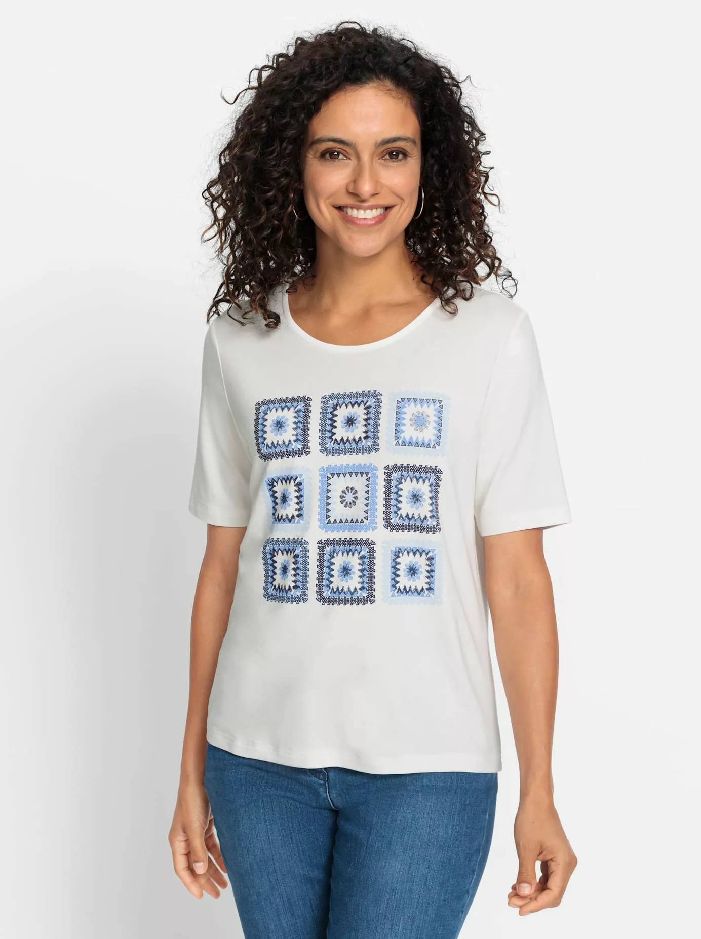 Inspirationen Kurzarmshirt "Shirt", (1 tlg.) günstig online kaufen