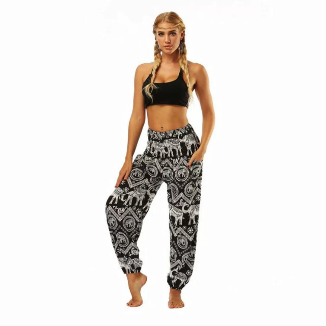 AUKUU Loungepants Modische, lockere Yogabekleidung, weite Yogahose, Fitness günstig online kaufen