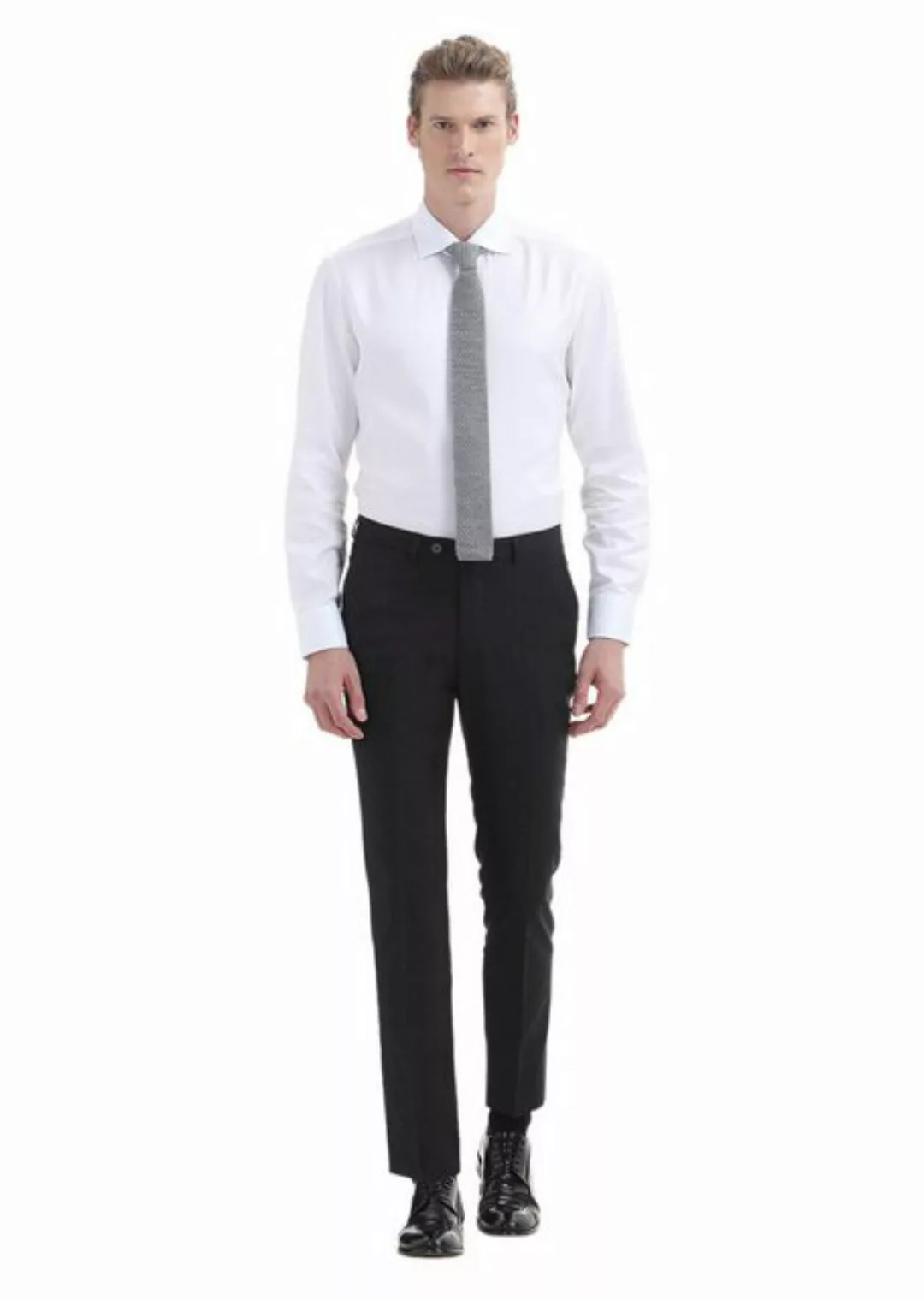 RAMSEY Chinohose Klassische Hose aus 100 % Wolle mit modernem Muster günstig online kaufen