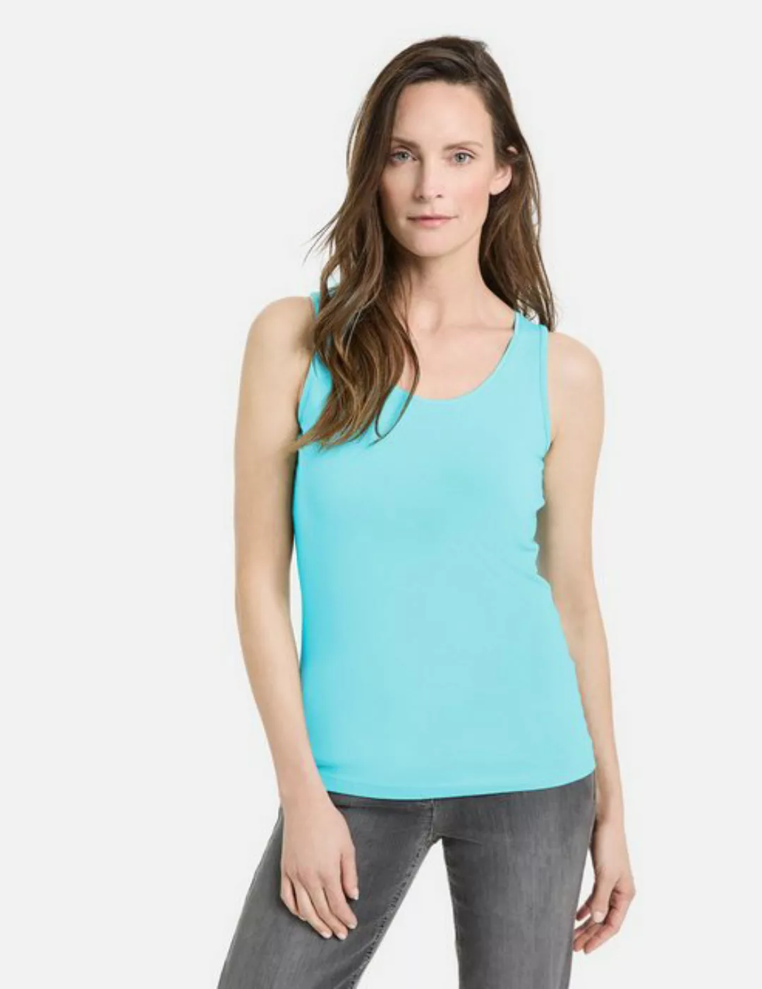 GERRY WEBER Shirttop Basic Top nachhaltigem Baumwoll-Stretch günstig online kaufen