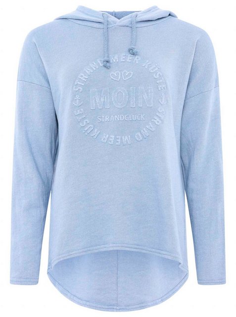 Zwillingsherz Hoodie Hoodie Stempeldruck "Moin" mit Kapuze, Frontdruck günstig online kaufen